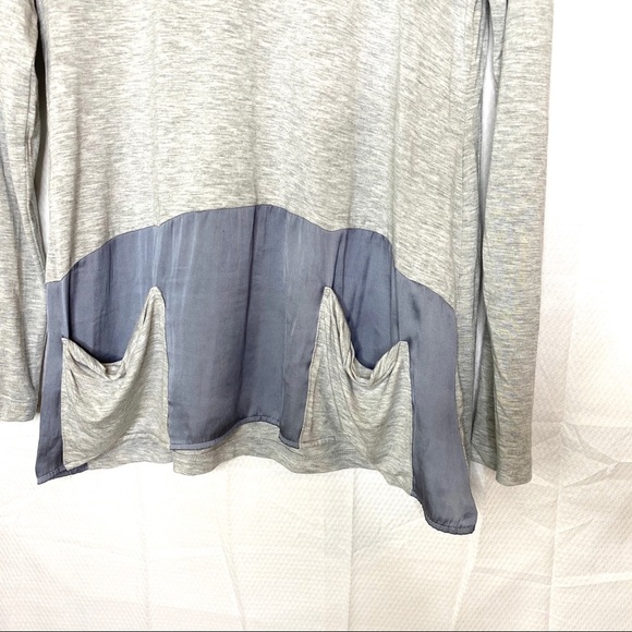 Logo Tunic Top - Gray - Long Sleeve - S - Picture 6 of 6